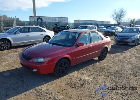 2002 Mazda Protege Dx/Es/Lx из США, поврежденный, VIN JM1BJ226921586178